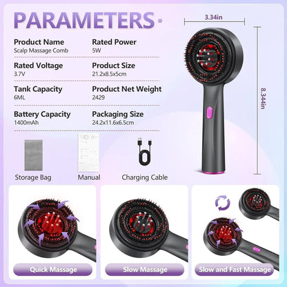 COMB WITH MASSAGER