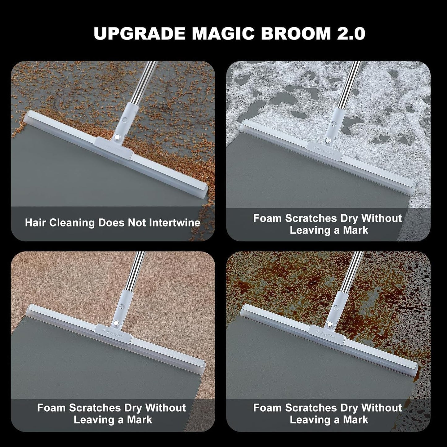 3-in-1 Hydro-Glide Silicone Cleaning Wand