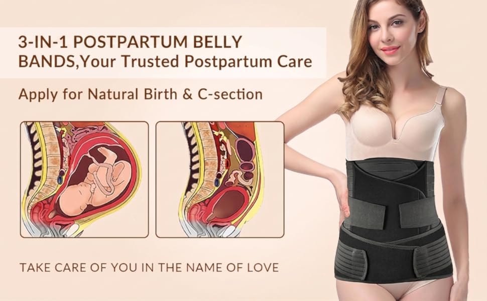 Trendy Basket 3-in-1 Postpartum Recovery Slimming Belt